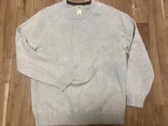 エルエルビーン ニット セーター コットンニット ライトグレー