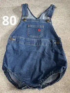 POLO Baby デニムロンパース　80