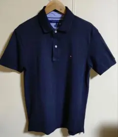 TOMMY HILFIGER ブラック ポロシャツ S/P