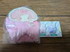 マイメロディ おくるみミニタオルキーホルダー