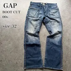 00s OLD GAP JEANS ブーツカット フレア デニム ヒゲ フェード - メルカリ