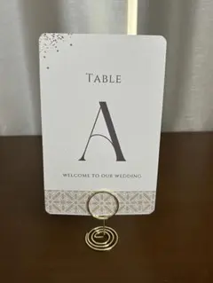 結婚式 テーブルナンバー クリップセット（7テーブル用）