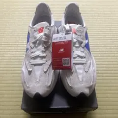 New Balance スニーカー U327WEB ホワイト/ブルー