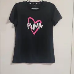 PUMA ハートロゴ 半袖Tシャツ ブラック Mサイズのサムネイル