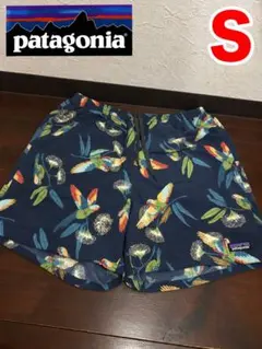 希少 Patagonia バギーズショーツ5インチPABL パロット柄2019S