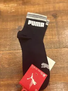 PUMA キッズ ショートソックス 23-25cm 1足組のサムネイル