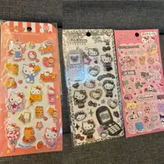 ハローキティ　平成はっぴーフォン　ジュエルマシュマロステッカー　チェゴシムのサムネイル