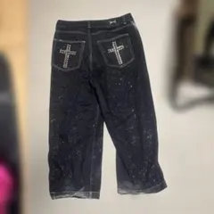 Nyx jeans denim dc jnco y2k 極太 sk8 b系 - メルカリ