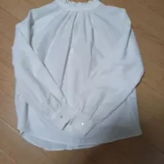 2wayフリル襟 長袖シャツ