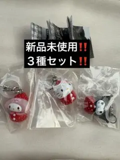☆サンリオキャラクターズ☆いちごめじるしアクセサリー！3種セット！新品未使用！