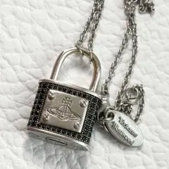 激レア✨VivienneWestwood オーブ パドロックネックレス オニキス