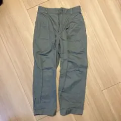 ユニクロU ベイカーパンツ　レディース　オリーブ　UNIQLO