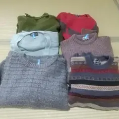 メンズニットL 6枚 まとめ売り