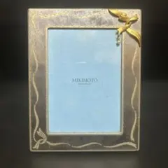 MIKIMOTO リボン装飾 フォトフレーム