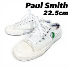 Paul Smith クローバー刺繍 スニーカー ホワイト 22.5cmのサムネイル