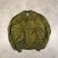 希少カラー USA製 ALPHA MA-1 flight jacket L