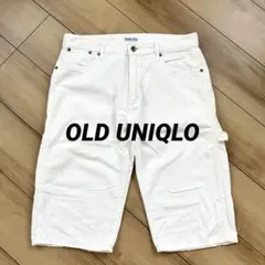 OLD UNIQLO オールドユニクロ メンズハーフパンツ 白 M 短パン