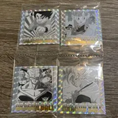 ドラゴンボール 40周年記念 ウエハース ホログラムシール 4枚セット