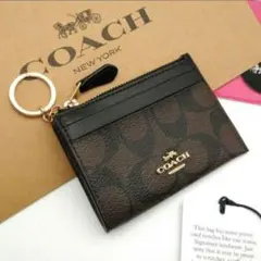 新品　COACH　カードケース　小銭入れ　レディース