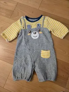 キルトロンパース　くま顔　60センチ