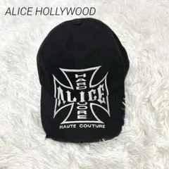 ALICE HOLLYWOOD ベースボールキャップ　ブラック　ユニセックス