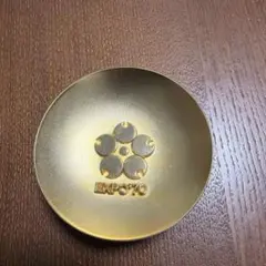 EXPO'70 大阪万博 記念メダル用 金色皿 木箱付きのサムネイル