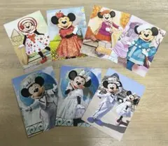 ディズニー　ポストカード　まとめ売り　ディズニーファンブック　7枚
