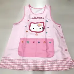 ハローキティ エプロン 千鳥柄 ピンクのサムネイル