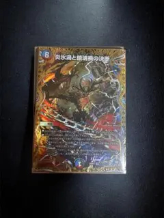 炎氷渦と鎮魂禍の決断 デュエルマスターズ　シークレット　金　シク