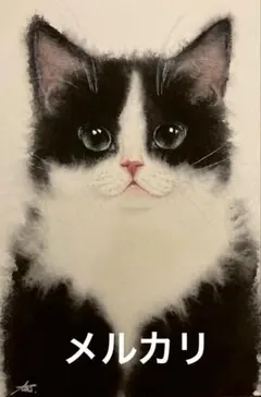 猫　水彩画　原画