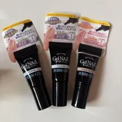 セリア ジェルネイルセット クリア コーラルピンク