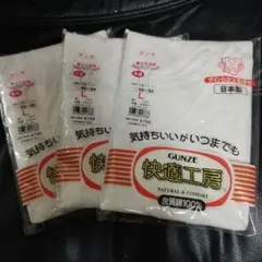GUNZE 綿100% Lサイズ インナーウェア3枚セット