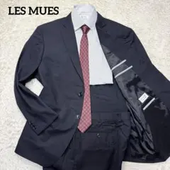 3Lサイズ 洗える レミュー スーツ セットアップ 2パンツ付 ブラック 2B