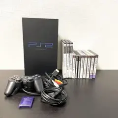 【すぐ遊べる】PlayStation2 SCPH-15000 ソフト10本セット