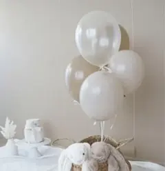 テディベア　ナチュラルバルーンセット　風船　誕生日　飾り　可愛い　ブラウン　装飾