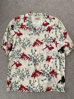 SAINT LAURENT PARIS アニマル柄 半袖シャツ - メルカリ