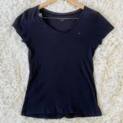 TOMMY HILFIGER ワンポイント刺繍TシャツM