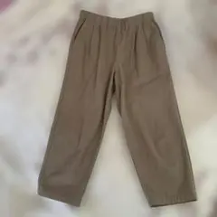 美品 エバムエバ 日本製 ナローパンツ ゴムウエスト カジュアルパンツ