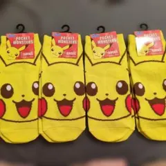 ポケットモンスター ピカチュウ ソックス 4足セット