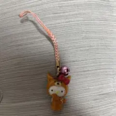 ハローキティ　鹿ストラップ