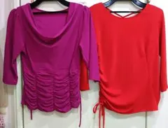 C-3 イチオク、サン.リーヌ 社交ダンス レッスンウェア 2色セット