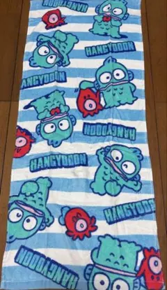 新品　サンリオ　ハンギョドン フェイスタオル