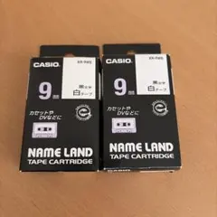 CASIO NAME LAND テープカートリッジ XR-9WE 2個セットのサムネイル