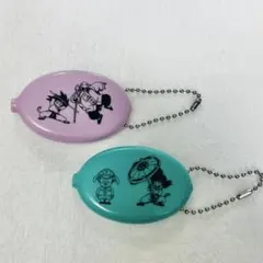 ドラゴンボール コインケース キーホルダー 2個セット 孫悟空 亀仙人