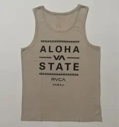RVCA Aloha State タンクトップ ベージュ　S ※ハワイ限定