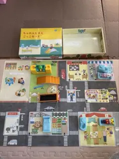 ⭐︎ ちゃれんじえんごっこセット　にゃっきー付き　どうぶつバランスパズル　⭐︎