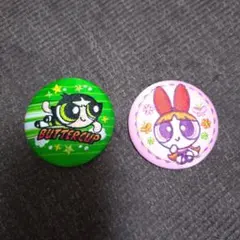 【パワーパフガールズ】刺繍缶バッジ
