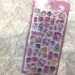 海外正規品　キティちゃん　立体シール　硬いシール