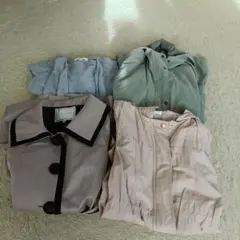 春、秋用コートジャケットまとめ売り4着レディース