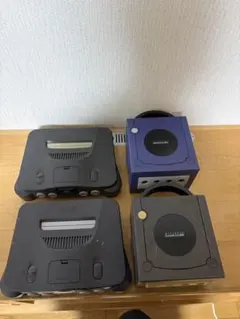 【ジャンク品】NINTENDO 64 ゲームキューブ本体 4台まとめ